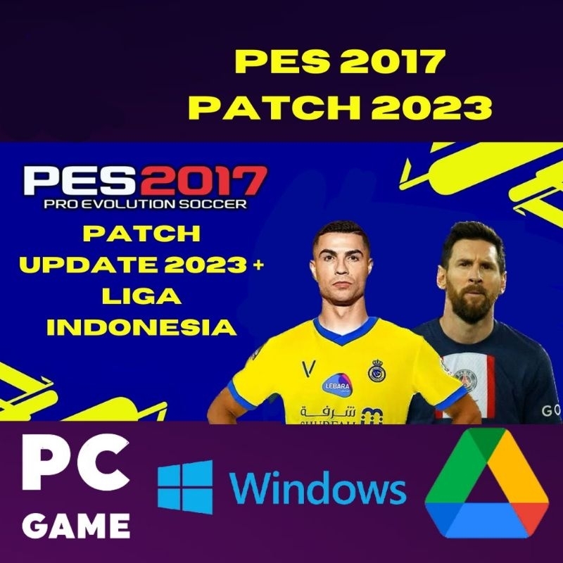 Jual PES 2017 PATCH 2023 + LIGA BRI - PC LAPTOP GAMES | Shopee Indonesia