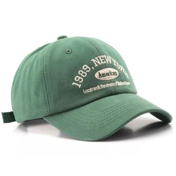 Jual Topi Unisex Cap Hat Cotton Material Bordir Brooklyn Baseball