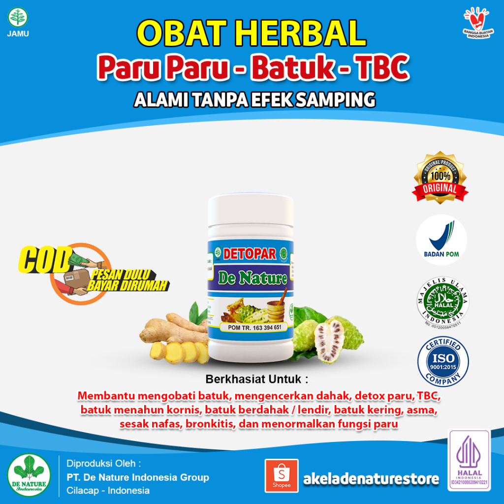 Jual Obat PENYAKIT TBC TB PARU BATUK BERDAHAK BATUK DARAH BATUK KERING