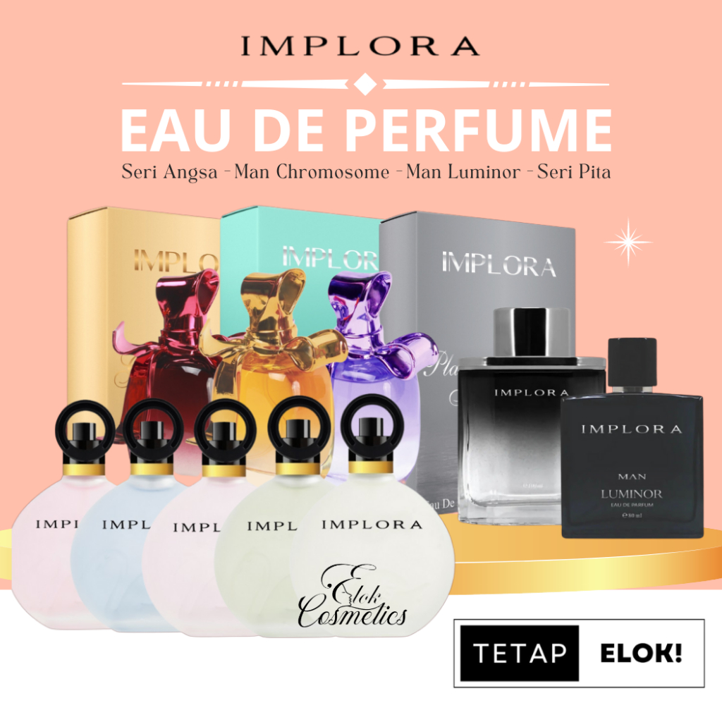 Jual ️ IMPLORA ️ PARFUM BEBEK ANGSA EAU DE PARFUME | RIBBON PITA UNGU ...