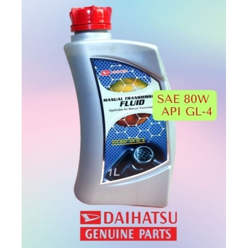 Jual Oli Transmisi Manual Daihatsu GL 4 SAE 80W API GL4 ORIGINAL ...