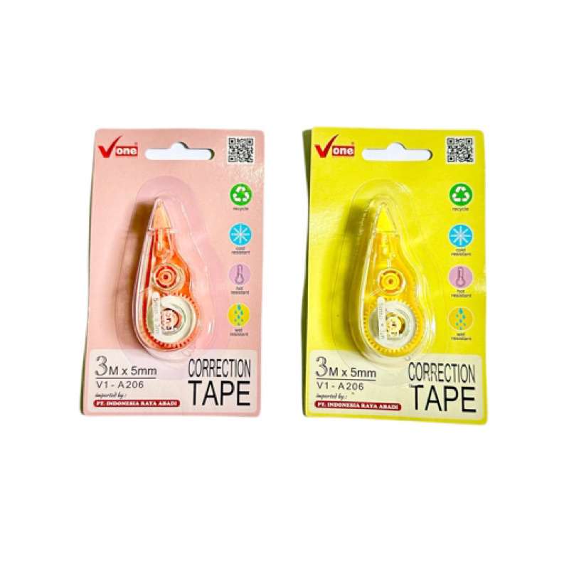 Jual Correction Pen / Tipe X Kertas VOne 3m Shopee Indonesia