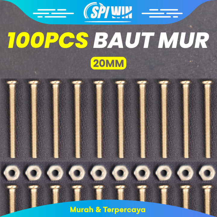 Jual Baut M2 Tamiya Diameter 2mm 2 Mm Panjang 20mm 20 Mm Shopee Indonesia