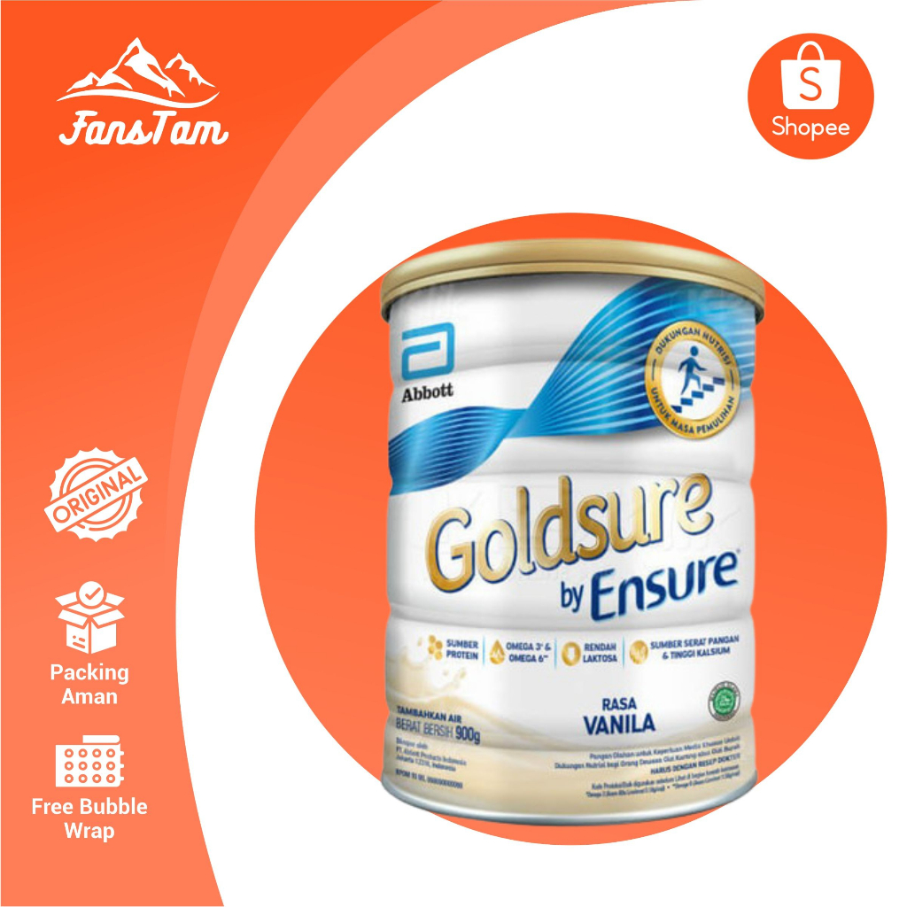 Jual GOLDSURE ENSURE VANILA 800 GRAM | Shopee Indonesia