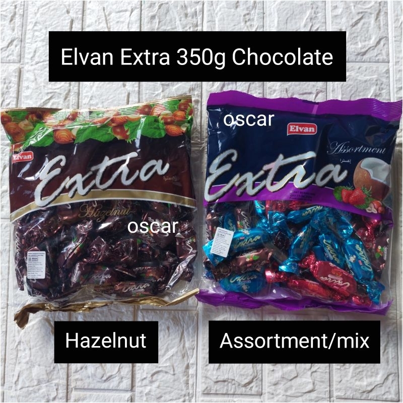 Jual Elvan Extra 350g Chocolate Coklat Turki Halal Enak assortment hazelnut truffle cokelat