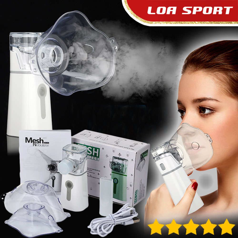 Jual Alat Terapi Uap Pernafasan Bengek Asma Mini Inhale Nebulizer 10 ml ...