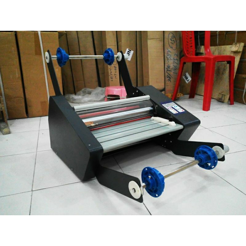 Jual Mesin Alat Laminasi Panas Dingin Roll 380mm Laminator 38cm Fm 380