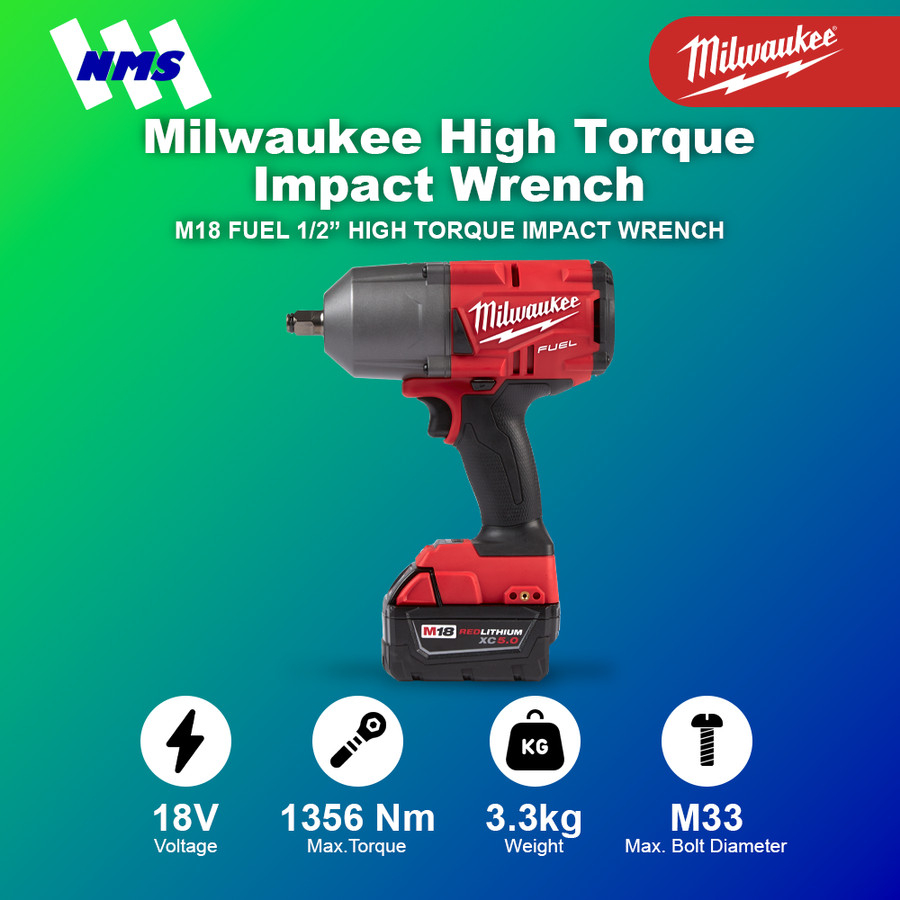 Jual Milwaukee M18 FHIWF120X FUEL 1/2" High Torque Impact Wrench