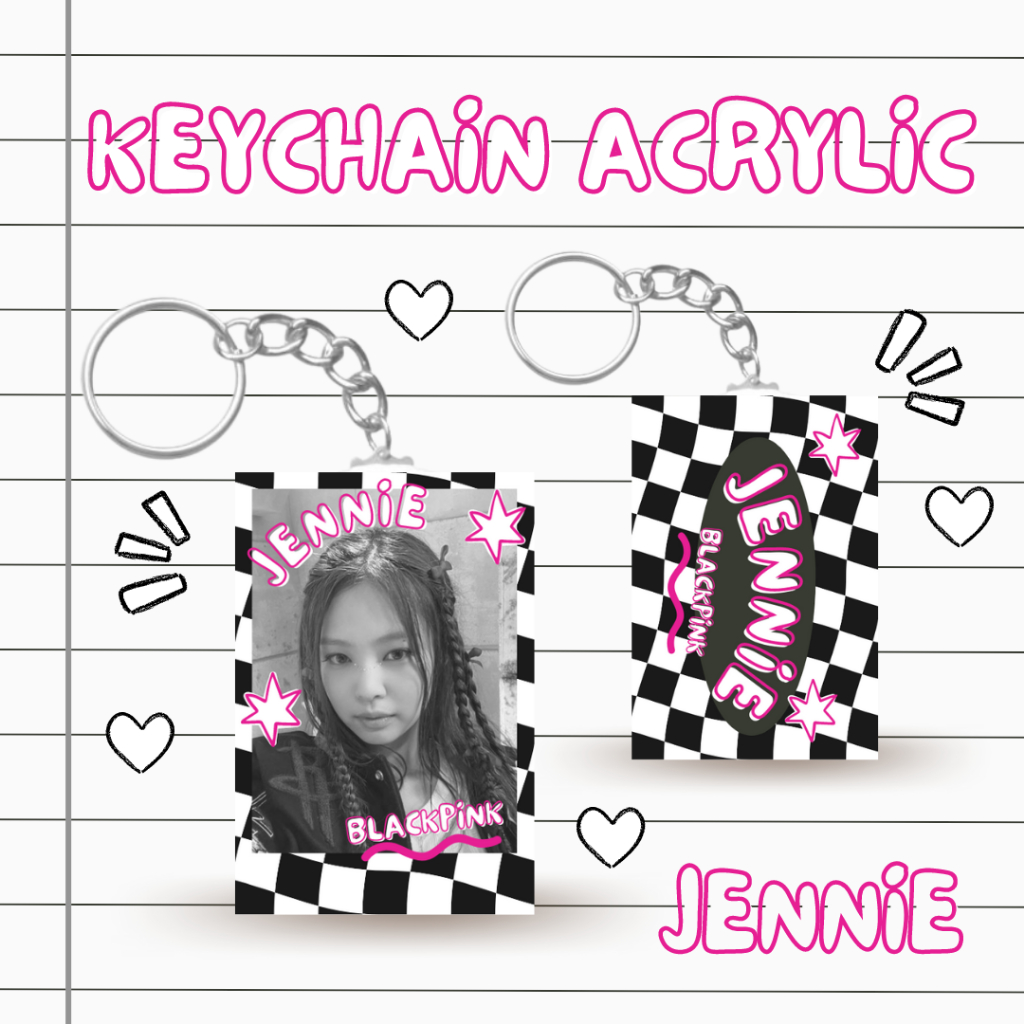 Jual [ BLACKPINK ] K POP KEYCHAIN ACRYLIC KEYRING GANTUNGAN KUNCI GANCI ...