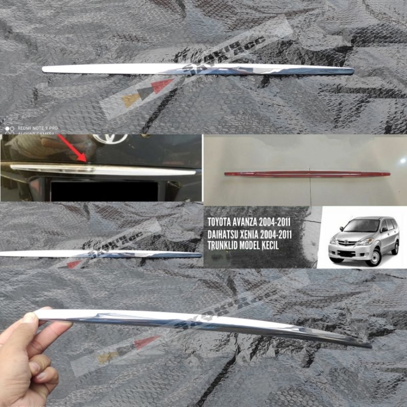 Jual List chrome trunklid kecil all new avanza dan xenia Original ...