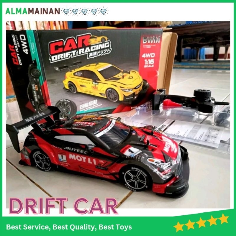 Jual Mobil Remot Control Drift Propo Bisa Atur Kecepatan Ada Lampu Depan Balap Shopee Indonesia