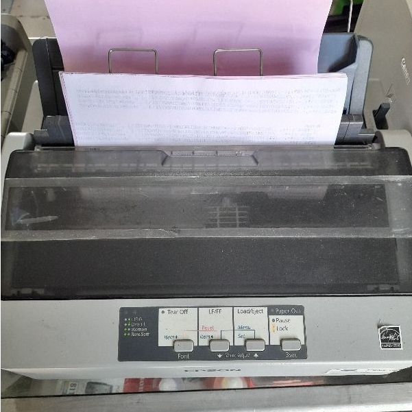 Jual Printer DOT Matrix Epson LX310 Lengkap dg Tutup dan Sandaran