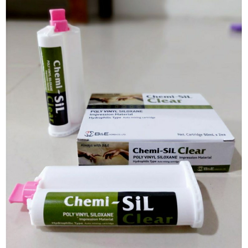 Jual Bahan Cetak gigi silikon transparan / Dental impression Material