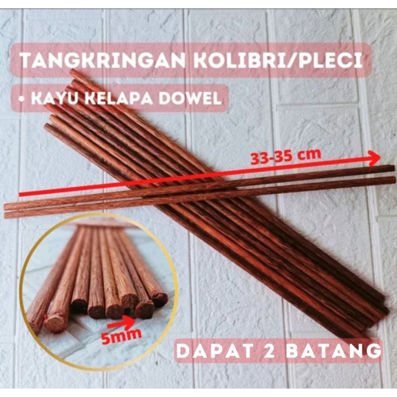 Jual Tangkringan Konin Sogon Pleci Kayu Jati Kelapa Sonokeling Grade A Shopee Indonesia