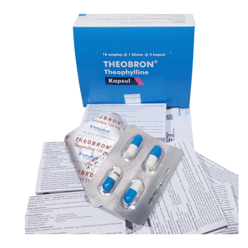 Jual Theobron 130 mg Box Isi 40 Tablet Obat Asma | Shopee Indonesia