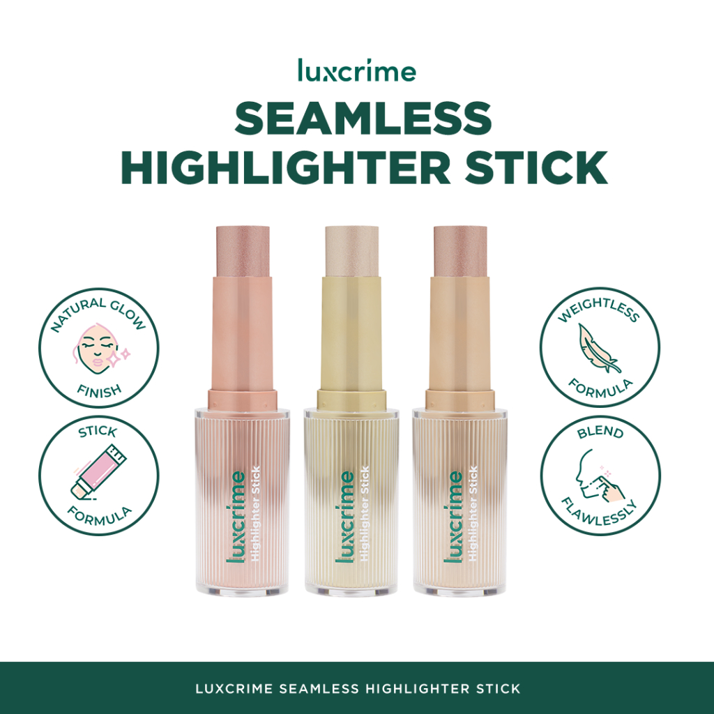 Jual [SALE 11.11] Luxcrime Seamless Highlighter Stick Tekstur Creamy