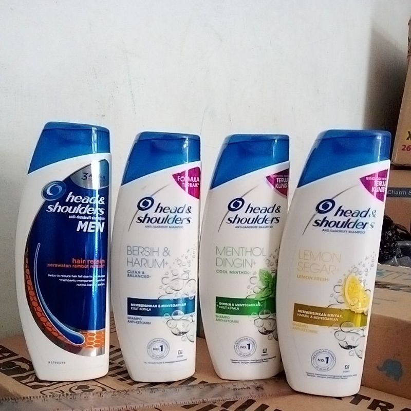 Jual Shampoo Head Shoulders 300ml Lemon Menthol Bersih Harum Perawatan