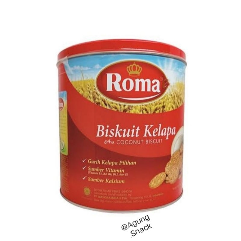 Jual Roma Biskuit Kelapa Kaleng 345gram Shopee Indonesia