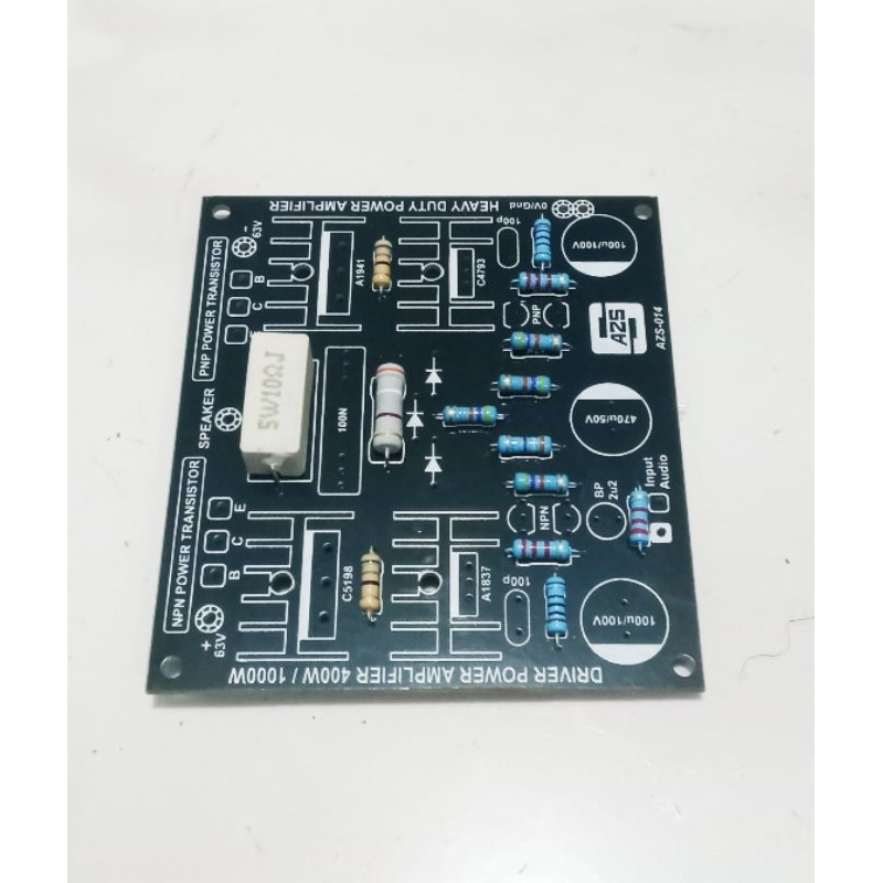 Jual PCB Driver 2 Tingkat Simetris Plus Resistor | Shopee Indonesia