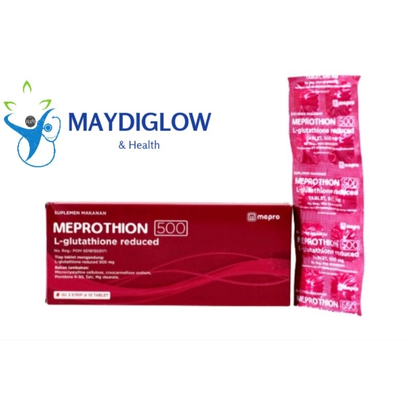 Jual Meprothion 500 MG suplement pencerah kulit | Shopee Indonesia