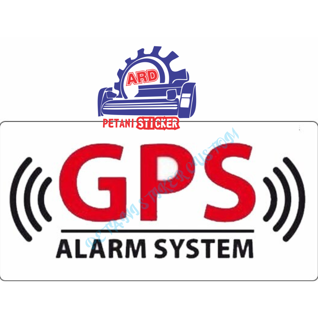 Jual STIKER ALARM SISTEM UNIVERSAL CUTTING STIKER | Shopee Indonesia