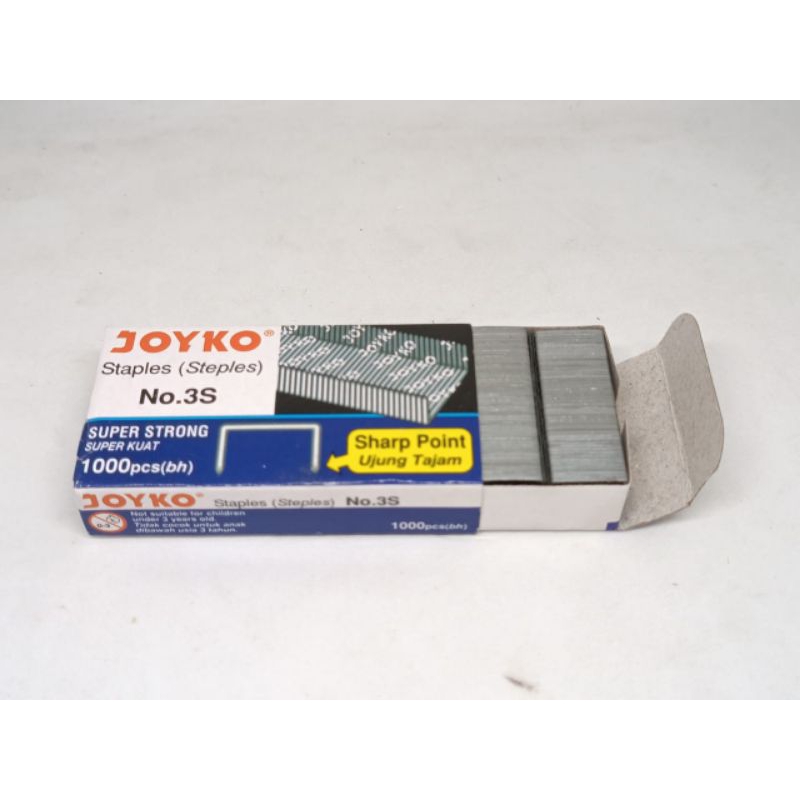 Jual ISI STAPLES BESI BESAR NO 3 MEREK JOYKO DAN KANGURU 1 KOTAK ISI ...