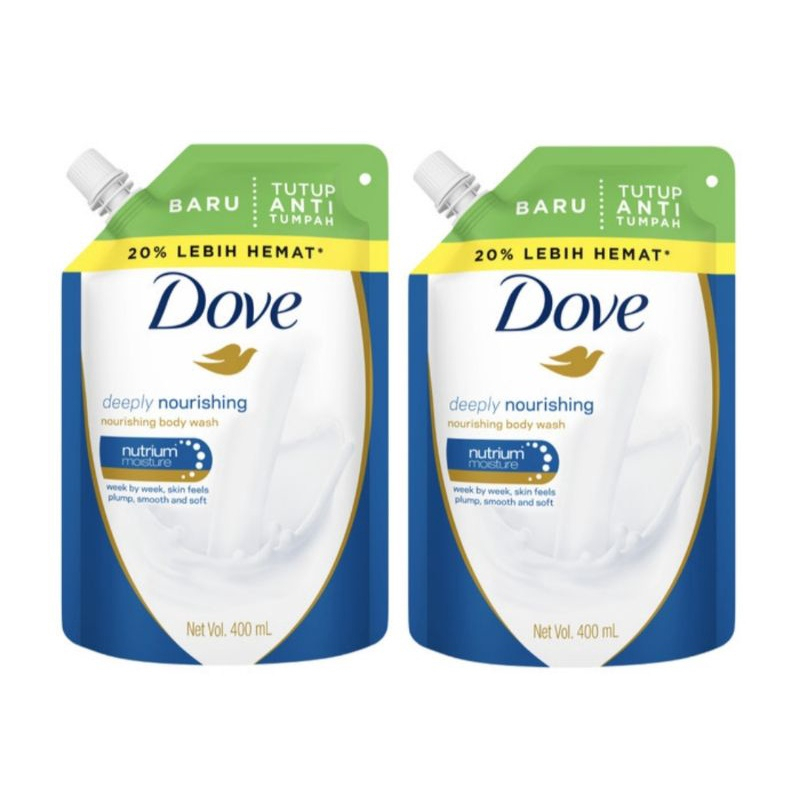 Jual DOVE BODY WASH REFFIL 400ml Shopee Indonesia