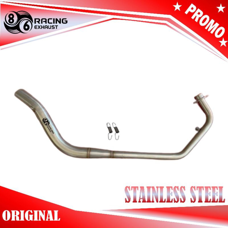 Jual header / leheran knalpot racing original 86 racing pnp vixion new ...