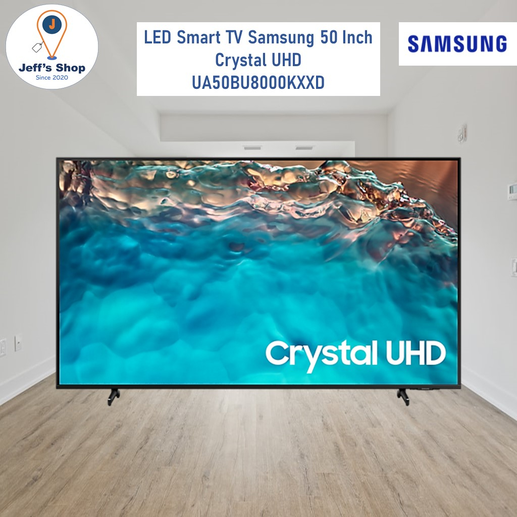 Jual LED TV Samsung Smart TV 50 Inch [Crystal UHD] UA50BU8000KXXD