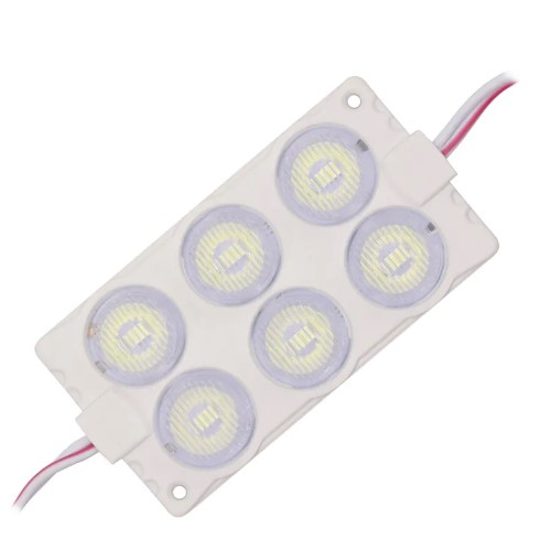 Jual Lampu LED Modul Module 6 Mata Besar Pendek Short Waterproof 6 Watt ...