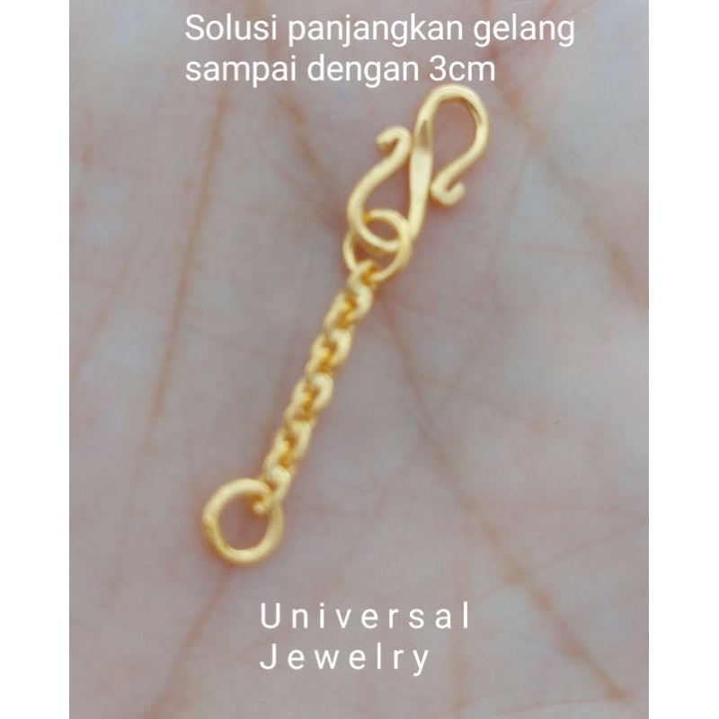 Jual Extension atau Sambungan Gelang dan Rantai Emas Muda Shopee