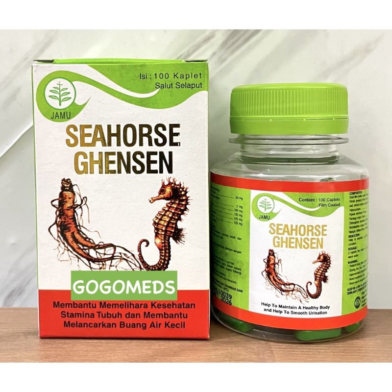 Jual SEAHORSE GHENSHEN KIDNEY Sehat Ginjal 100 Kaplet | Shopee Indonesia