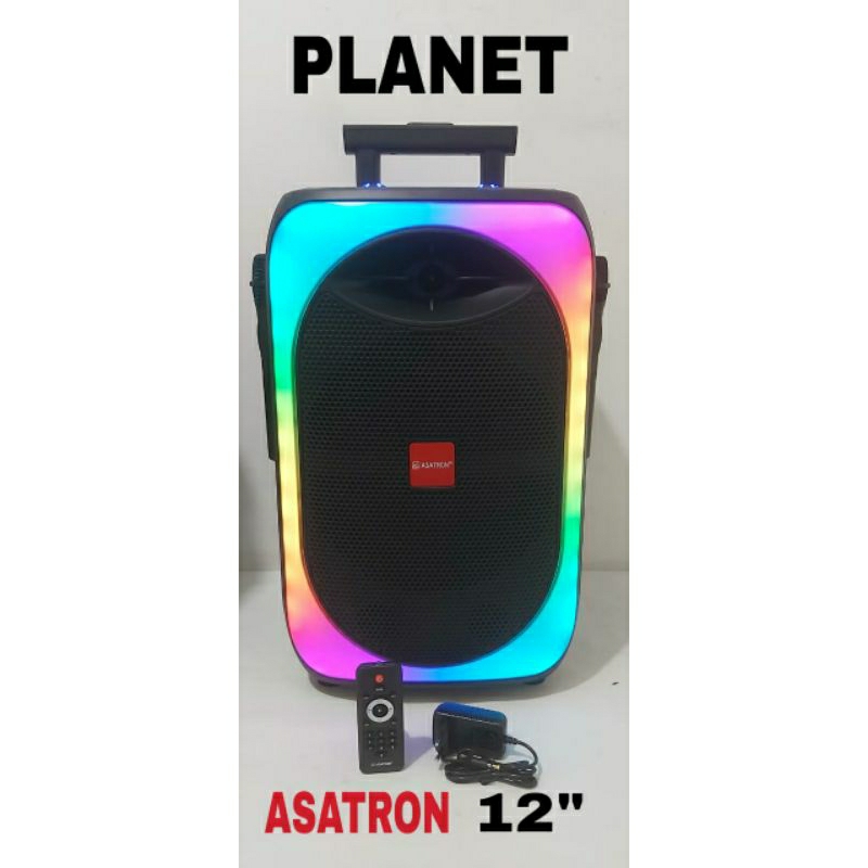 Jual Speaker Bluetooth Asatron 12inch 50Watt Spiker karaoke