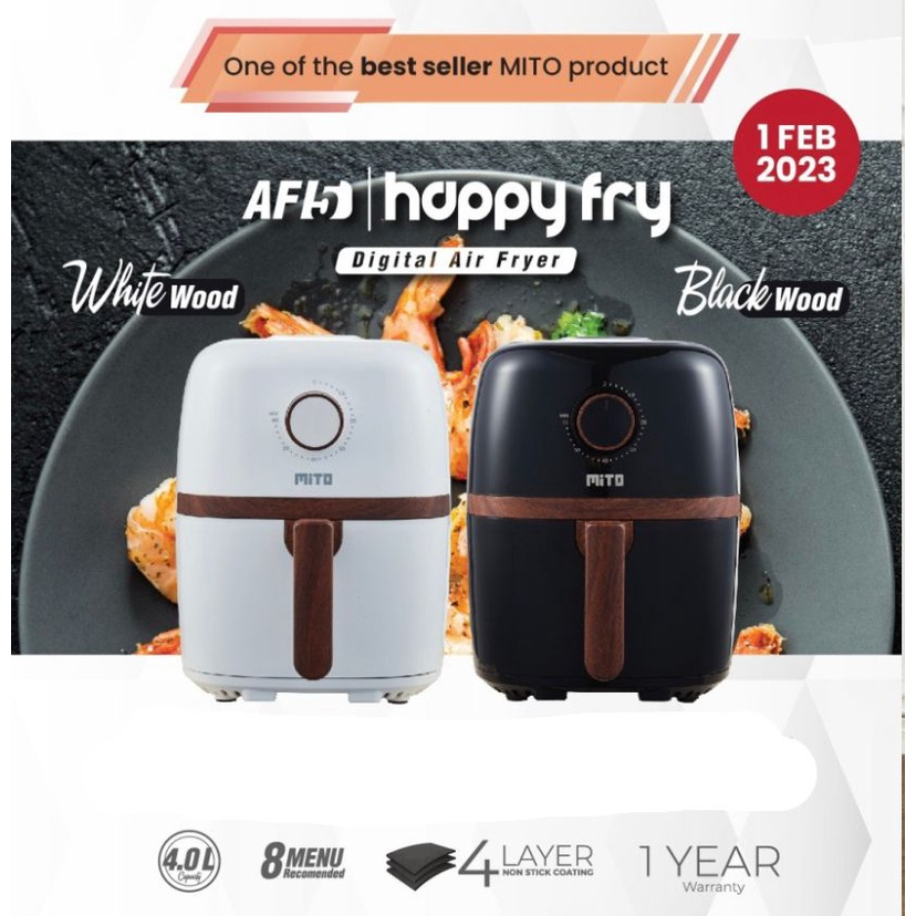 Jual Air Fryer Digital 4L AF5 Happy Fry 4L MITO MITO Air Fryer AF5