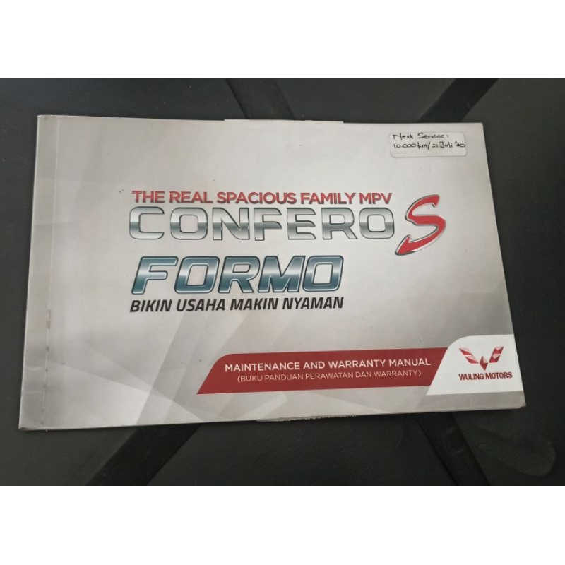 Jual maintenance and warranty manual book buku perawatan dan garansi