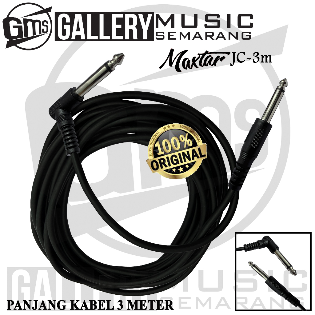 Jual TERMURAH!!! Kabel Jack Gitar, Bass, Keyboard, Audio ke Sound atau