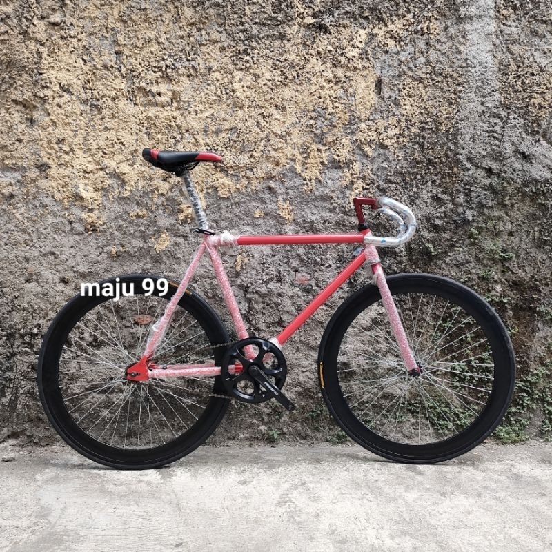 Jual Sepeda Fixie C Fixie Rakitan Velg Rim Lebar Cm Rem Torpedo