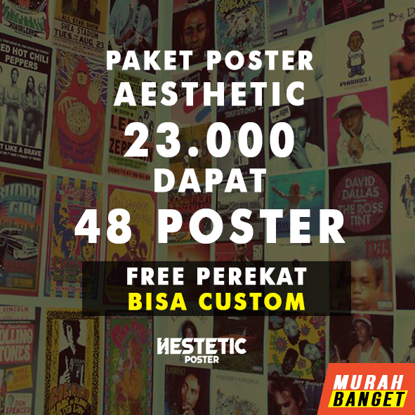 Jual Poster Dinding Aesthetic Isi 48 Poster | Shopee Indonesia