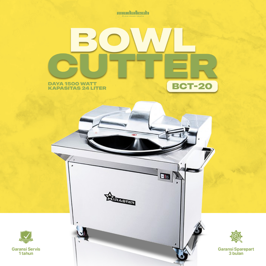 Jual Mesin Giling Daging Bakso Bowl Cutter Wirastar Bct 20 Shopee