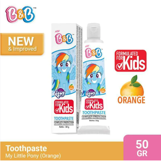 Jual B&B Kids Toothpaste Pasta Gigi Odol Anak Laki Laki || Anak ...