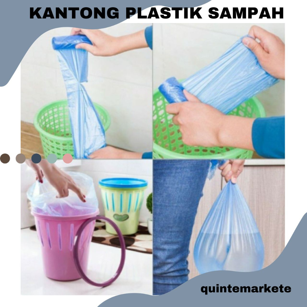 Jual New Arrival Kantong Sampah Tanpa Tali Plastik Sampah Gulung