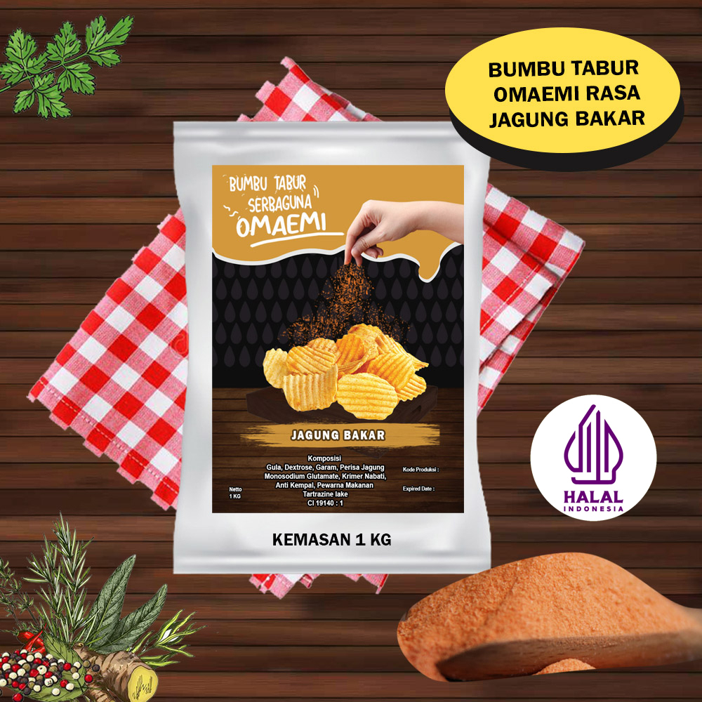 Jual Bumbu Tabur Omaemi Rasa Jagung Bakar Kemasan Kg Food Grade Shopee Indonesia