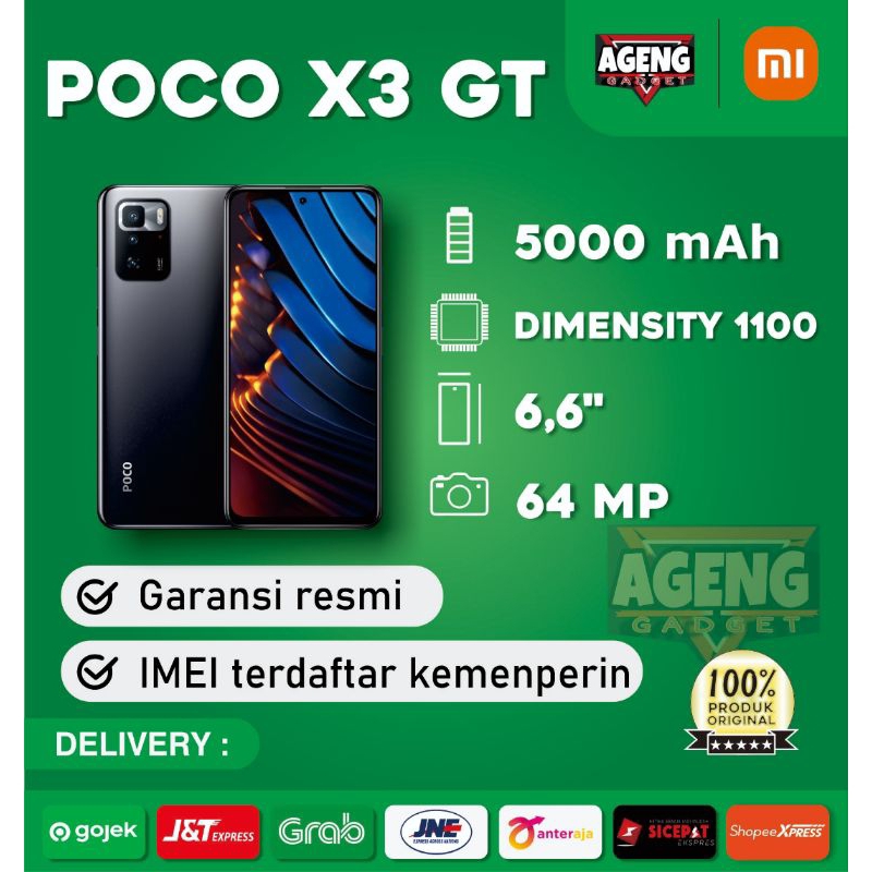 Jual Poco X3 Gt 5g 8256 Garansi Resmi Original 100 Shopee Indonesia 3735