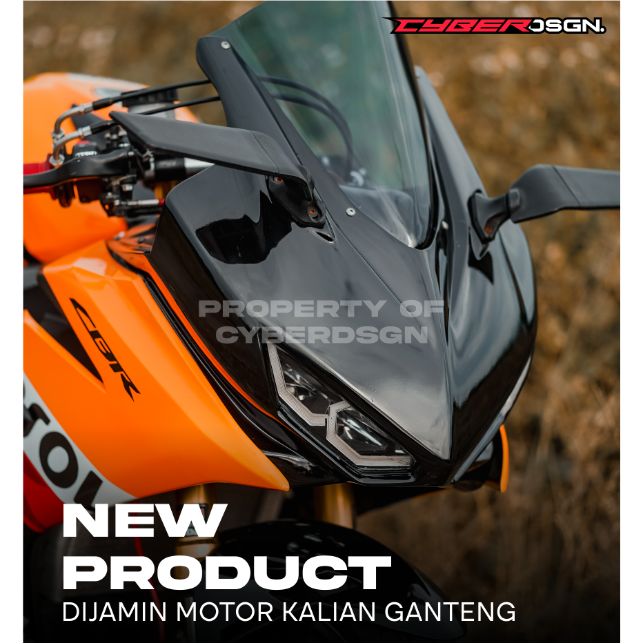 Jual Cover Headlamp Cbr R K G N Shark Model Replacement