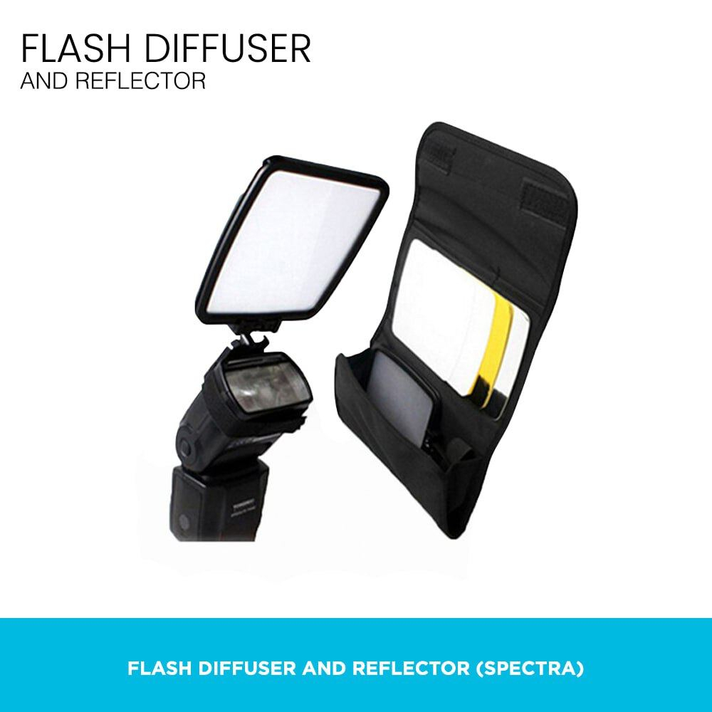 Jual SPECTRA Diffuser and Reflector for Flash Speedlite | Shopee Indonesia