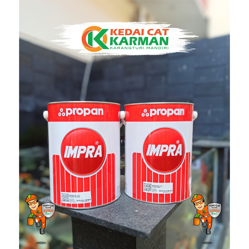 Jual Cat Propan Impra Melamine Clear Ml 131 5 Liter Hardener Melamin Pernis Kayu Clear Kayu 9659