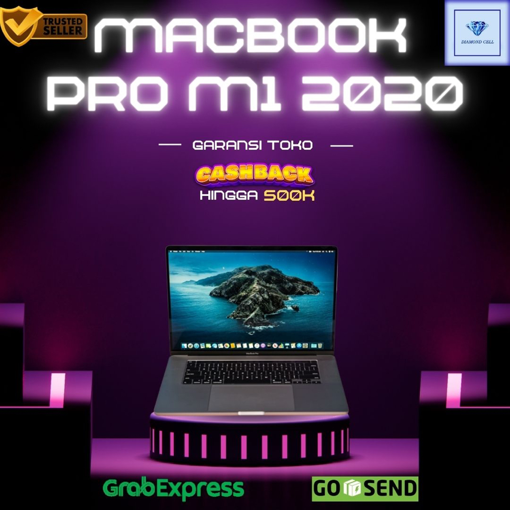 Jual Macbook Pro M1 2020 13" 2TB 1TB 500GB 256GB Second - 16GB SSD ...