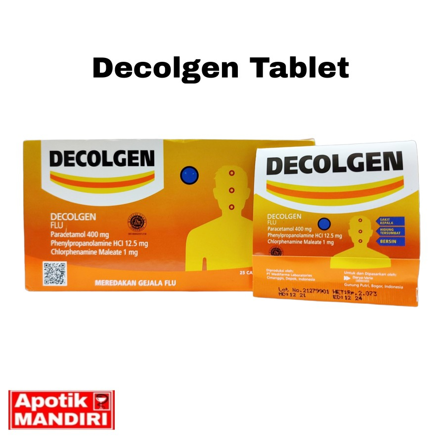 Jual DECOLGEN TABLET / STR ISI 4 TABLET | Shopee Indonesia