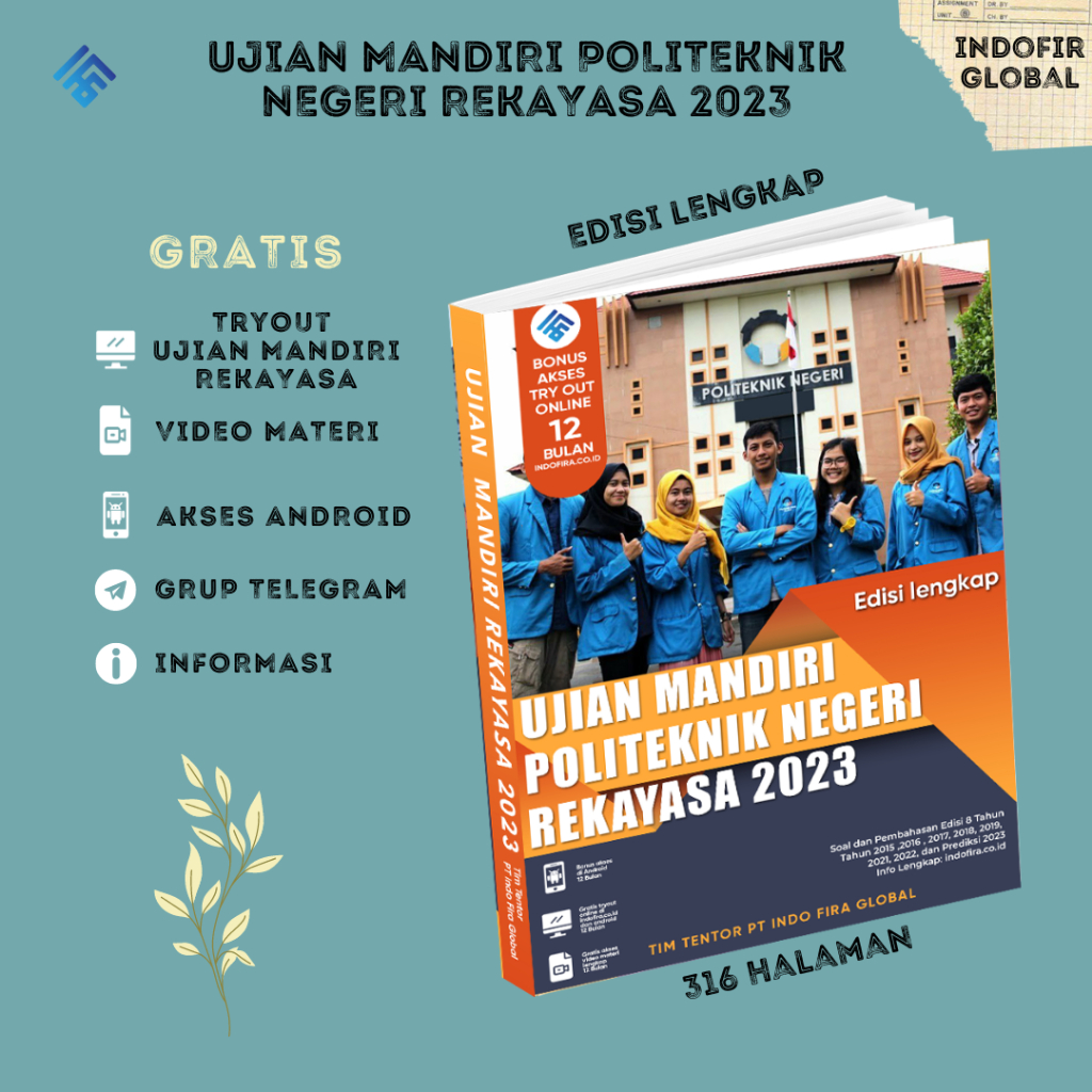 Jual New Buku Terbaru Ujian Mandiri Politeknik Negeri Rekayasa Edisi Lengkap Shopee