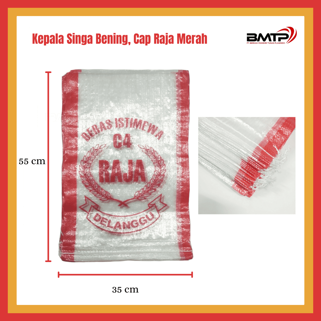 Jual Karung Beras 10 KG Cap Raja /50 lembar | Shopee Indonesia